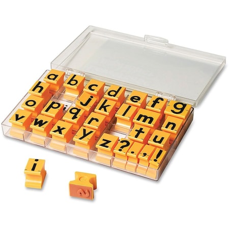 Educational Insights Alphabet Stamp Letters, Lowercase, 30Pcs, Yellow PK EII1471
